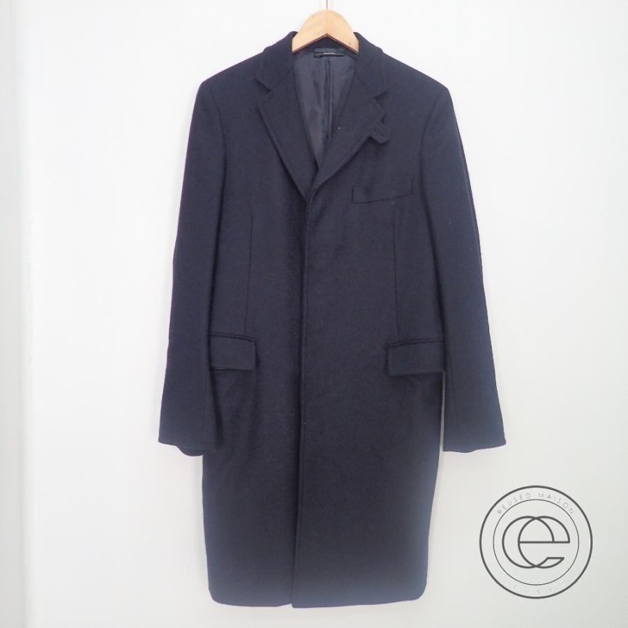 美品 国内正規 Hermesエルメス Pt9414 カシミヤ100 チェスターコート46 8r ネイビー メンズ ブランドショップエコスタイル 通販 Yahoo ショッピング