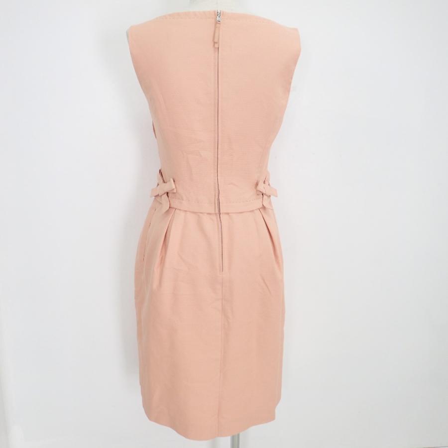 Foxeyフォクシー プチフール ウエストリボン ノースリーブワンピース38 ピンク レディース ブランドショップエコスタイル 通販 Yahoo ショッピング