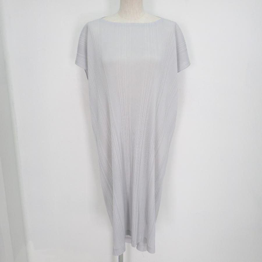 美品 19年製 Pleats Pleaseプリーツプリーズ Issey Miyakeイッセイミヤケ Pp93 Jh654 プリーツワンピース5 ライトグレー レディース ブランドショップエコスタイル 通販 Yahoo ショッピング