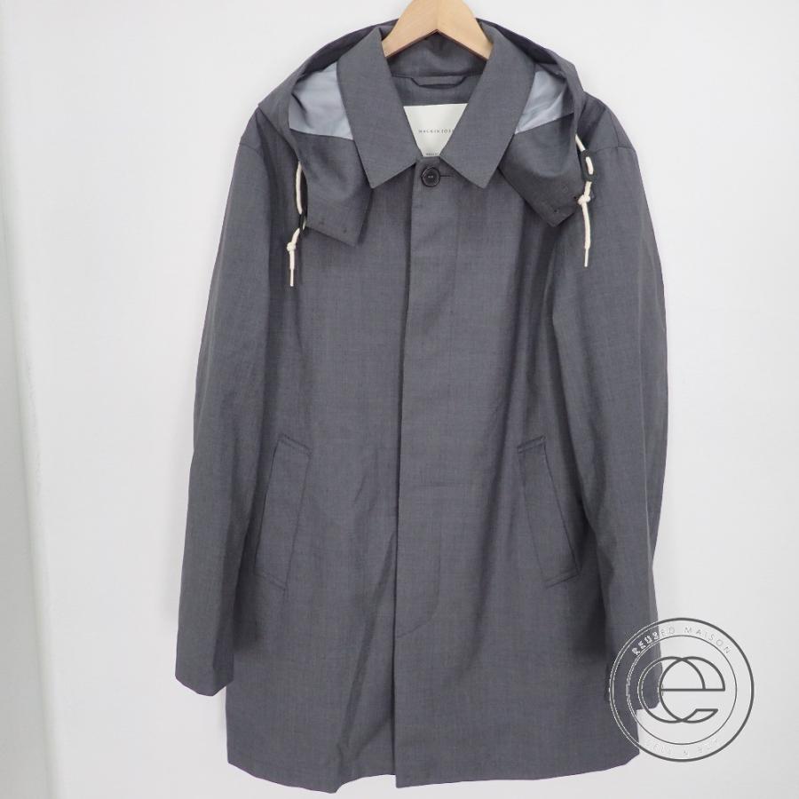 Mackintoshマッキントッシュ ウール フード付 ステンカラーコート44 グレー メンズ ブランドショップエコスタイル 通販 Yahoo ショッピング