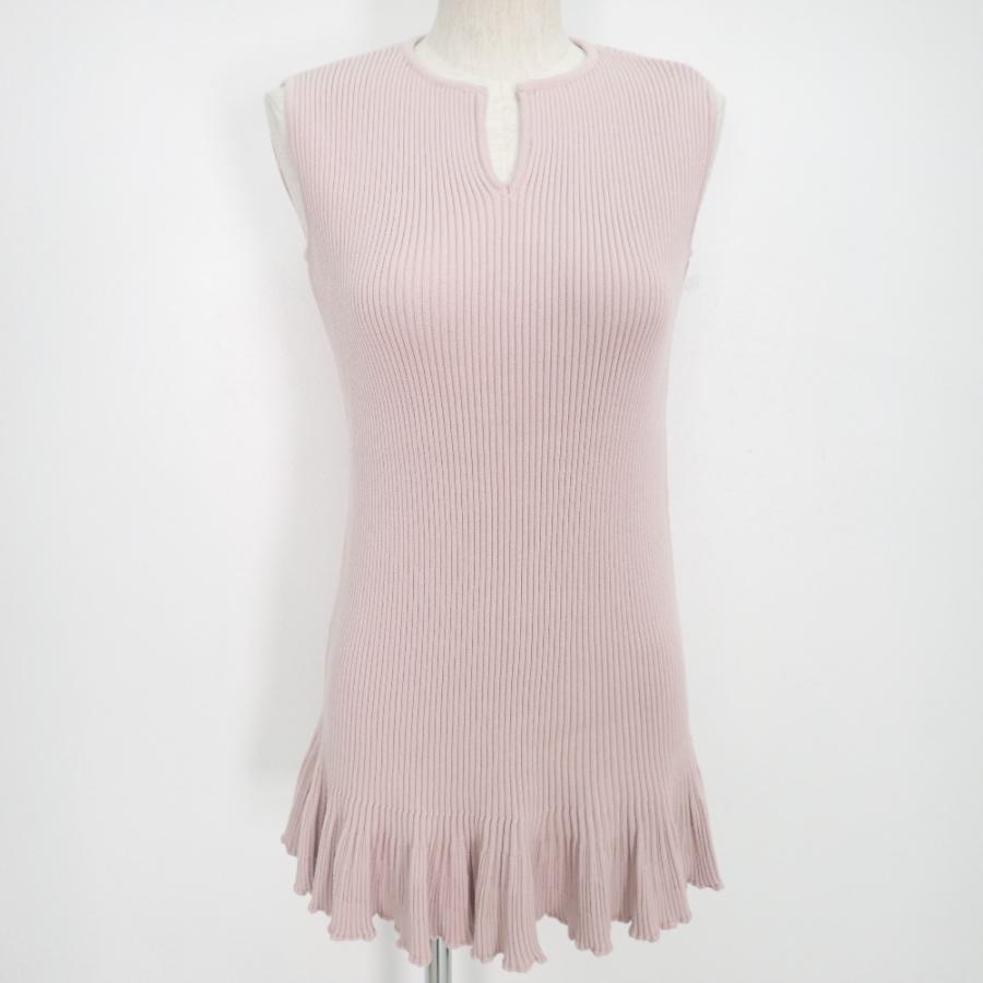 美品 19年製 Foxeyフォクシー Anemoneアネモネ リブニット ノースリーブワンピース38 ピンク レディース ブランドショップエコスタイル 通販 Yahoo ショッピング