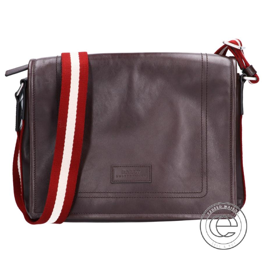 美品 Bally バリー Tepolt レザーフラップメッセンジャー ショルダーバッグ 261 Chocolate メンズ ブランドショップエコスタイル 通販 Yahoo ショッピング