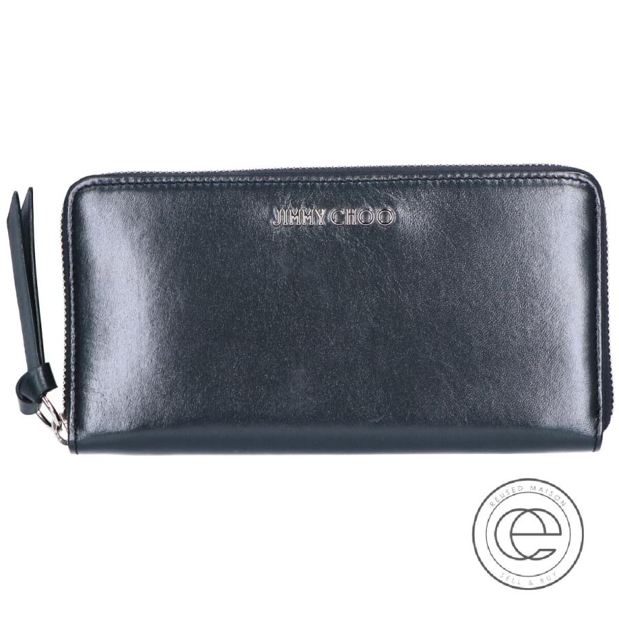 新品同様 Jimmy Choo ジミーチュウ Pippa メタリックレザーラウンドジップ長財布 小銭入れあり モスグリーン レディース ブランドショップエコスタイル 通販 Yahoo ショッピング