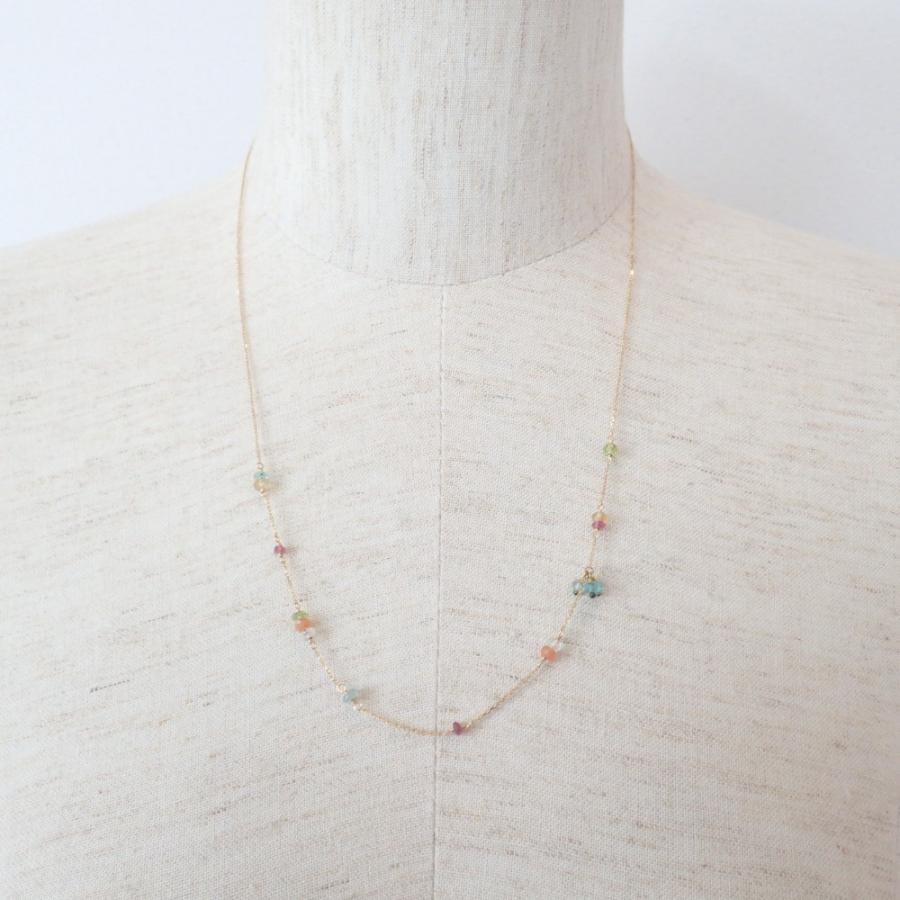 Ageteアガット K10 マルチカラーストーン ビーズ ロングネックレス ピアスチャーム1ペア 計2点 イエローゴールド レディース ブランドショップエコスタイル 通販 Yahoo ショッピング