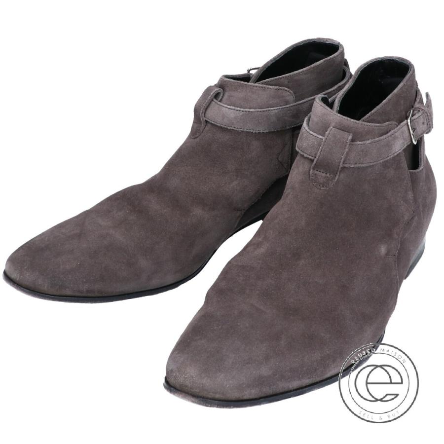 Saint Laurent サンローラン スエードアンクルジョッパーブーツ 42 グレー メンズ ブランドショップエコスタイル 通販 Yahoo ショッピング