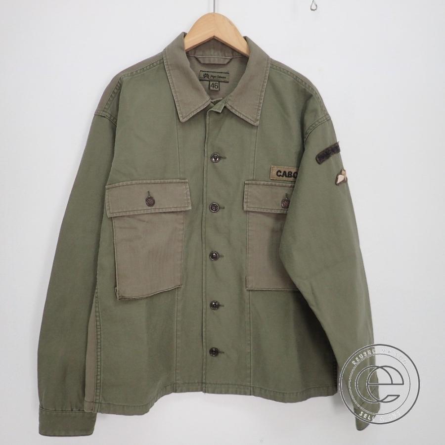 Nigelcabourn ナイジェルケーボン パラトルーパーシャツジャケット ミリタリーシャツジャケット 46 カーキ メンズ ブランドショップエコスタイル 通販 Yahoo ショッピング