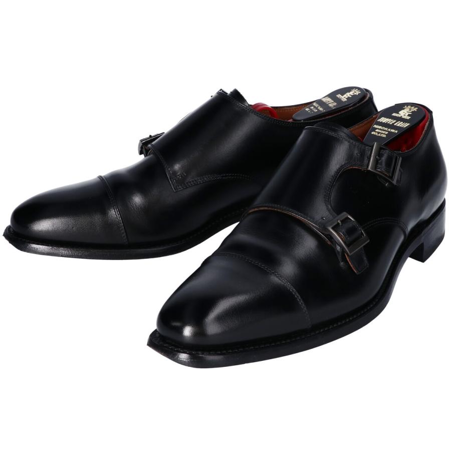 Scotch Grain スコッチグレイン Ha 9100 レザーダブルモンクストラップシューズ 24 1 2 ブラック メンズ ブランドショップエコスタイル 通販 Yahoo ショッピング