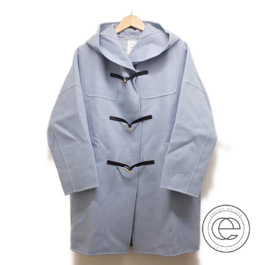 Ebure エブール ウール オーバーサイズ ダッフルコート 38 ライトブルー レディース ブランドショップエコスタイル 通販 Yahoo ショッピング