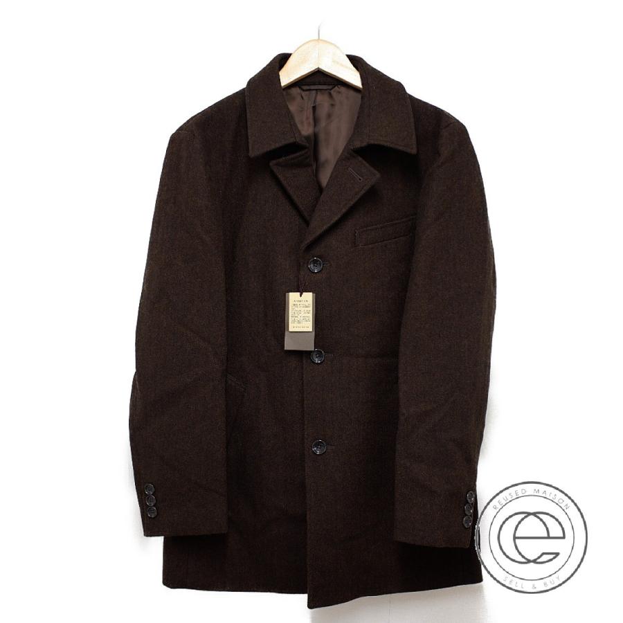 新品未使用 Comme Ca Men コムサメン 年 07 10wr10 ブラウン ヘリンボーンツイードコート ダークブラウン メンズ L ブランドショップエコスタイル 通販 Yahoo ショッピング