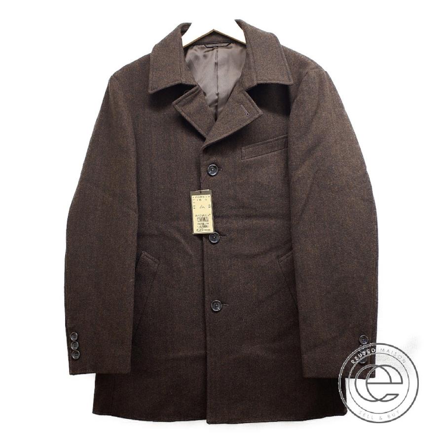 50 Off 新品未使用 Comme Ca Men コムサメン 年製 07 10wr10 ヘリンボーンツイード コート ブラウン メンズ M 別注 Codewitty Com