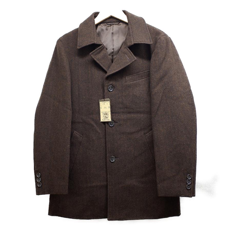 50 Off 新品未使用 Comme Ca Men コムサメン 年製 07 10wr10 ヘリンボーンツイード コート ブラウン メンズ M 別注 Codewitty Com