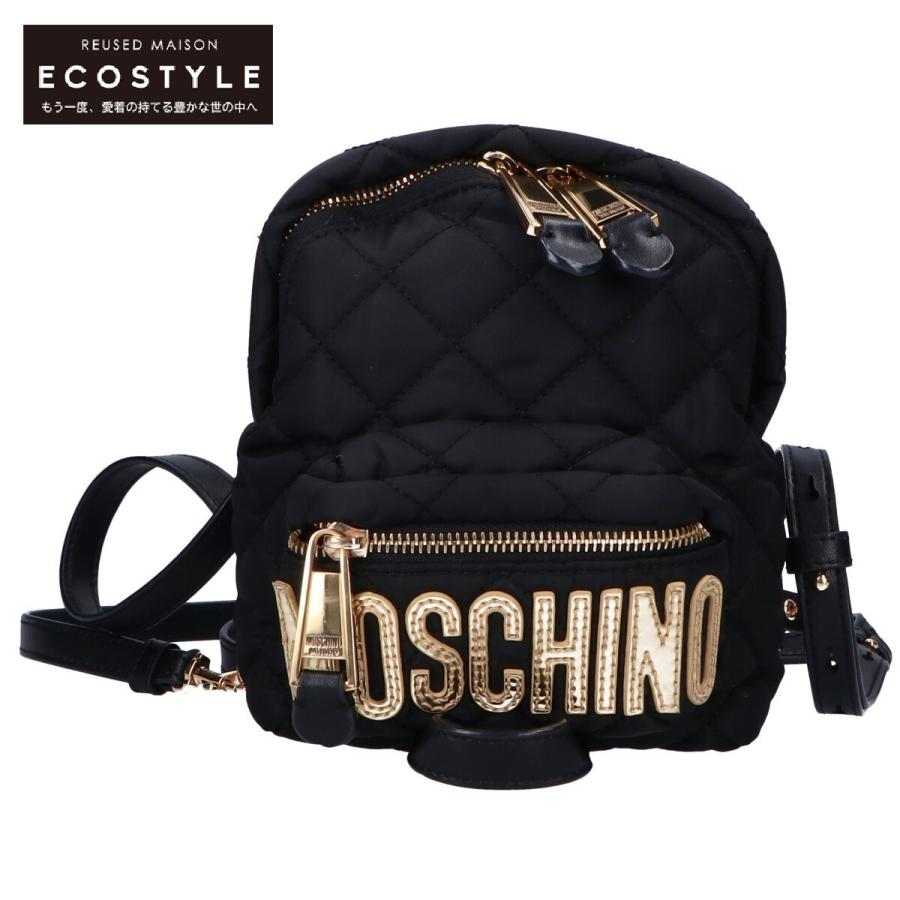 MOSCHINO モスキーノ 2B7609 キルティング ナイロン ミニバックパック  