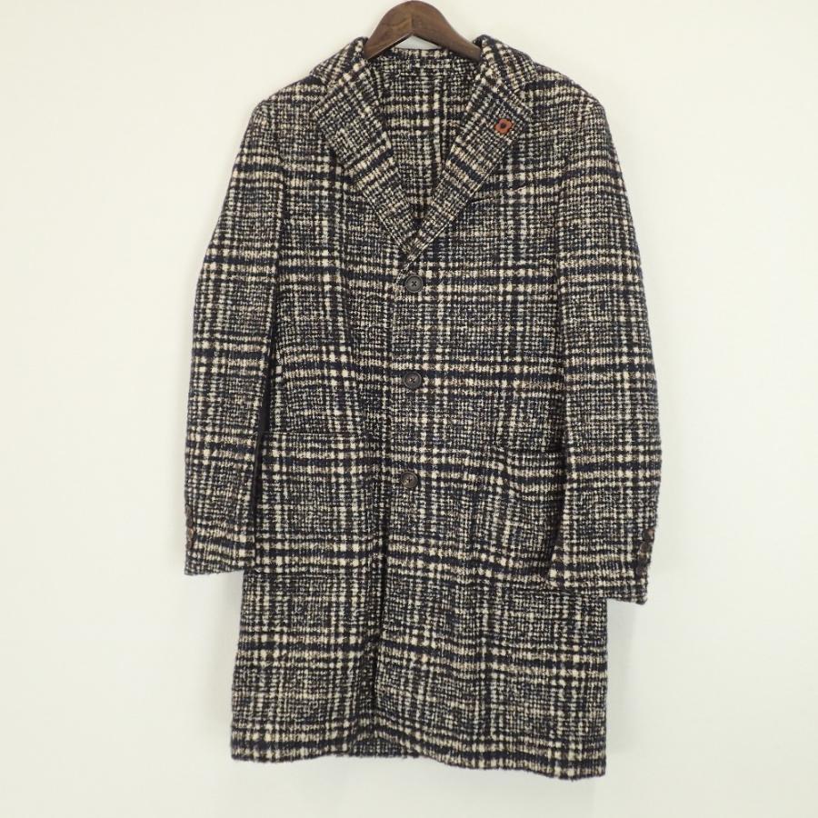 LARDINI 国内正規/美品 ラルディーニ JH23048Q IAA45657 チェック柄 