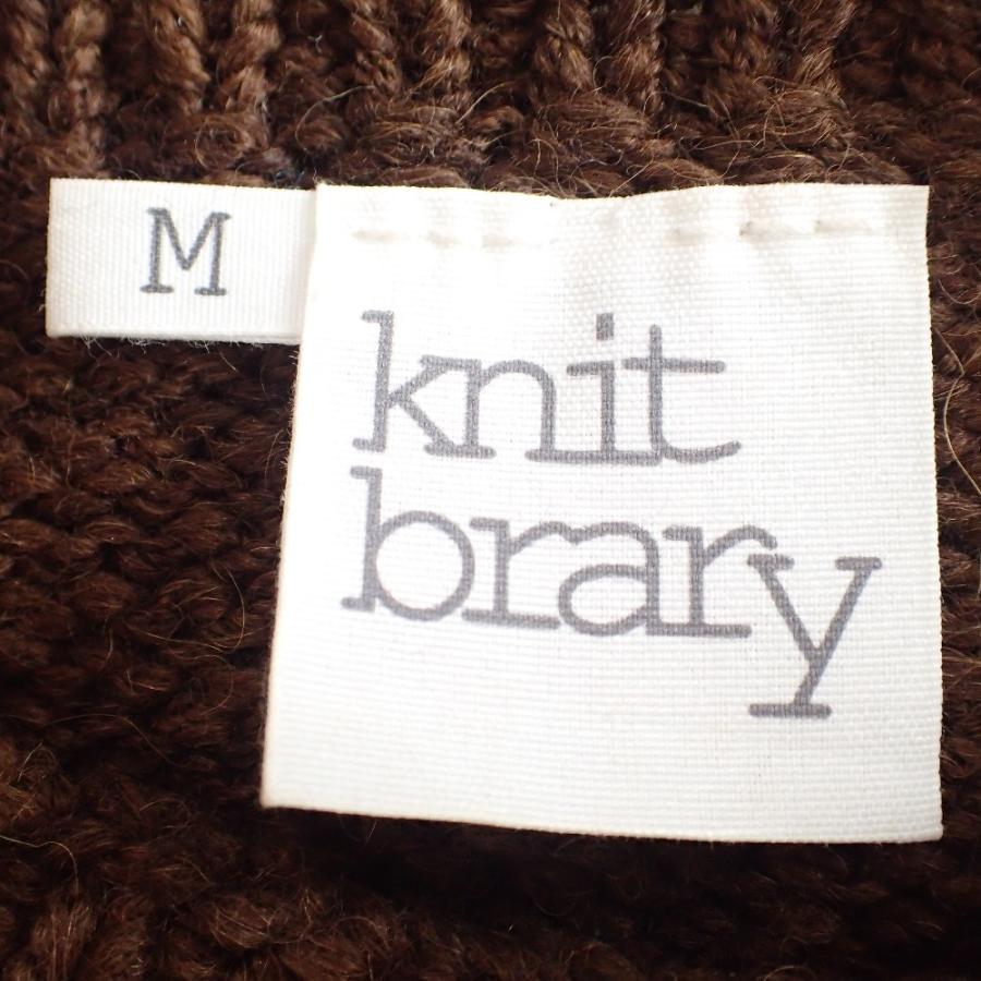 新品同様/ KNIT BRARY ニット ブラリー M.1.B18.AW ベイビーアルパカ 