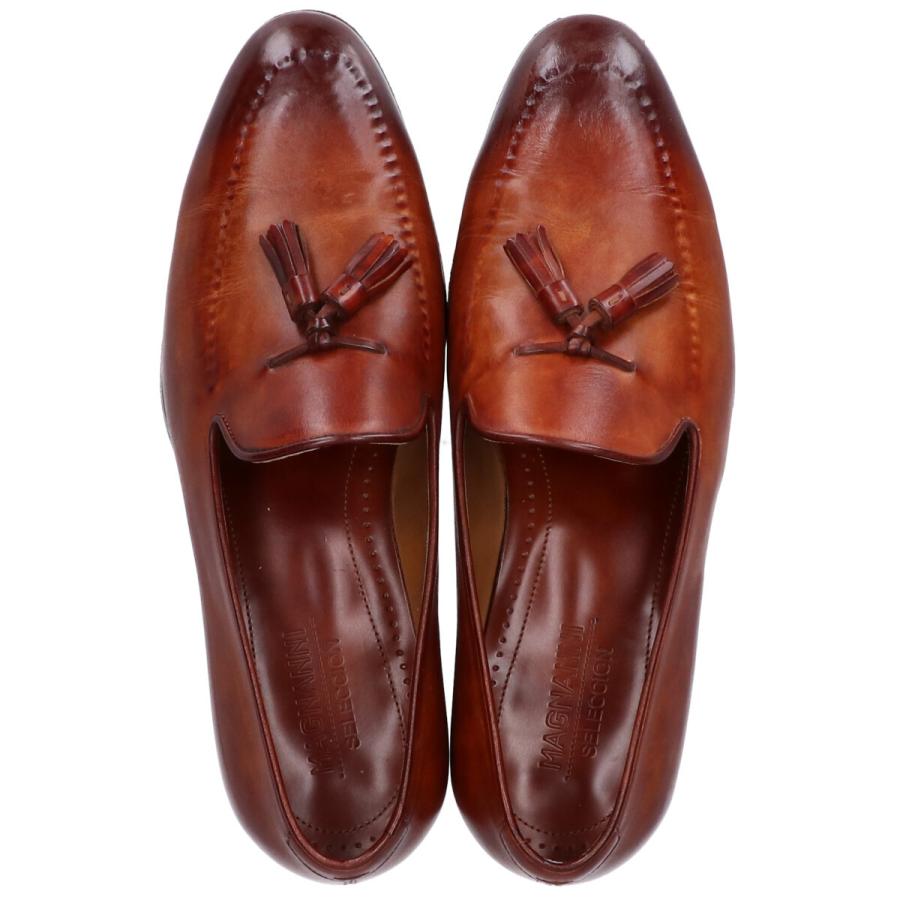 マグナーニ　セレクション　レザー　タッセル　ローファー　美品 マグナーニ セレクション レザー タッセル ローファー 美品