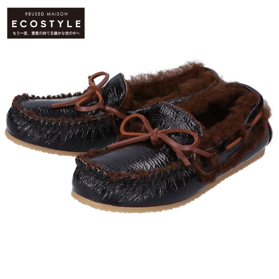 miu miu（ミュウミュウ） 新品未使用 シープファー モカシンシューズ