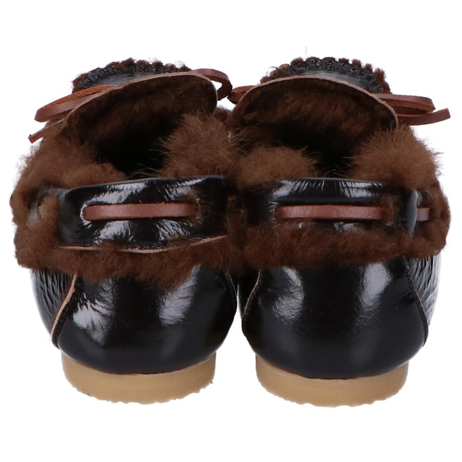 miu miu（ミュウミュウ） 新品未使用 シープファー モカシンシューズ