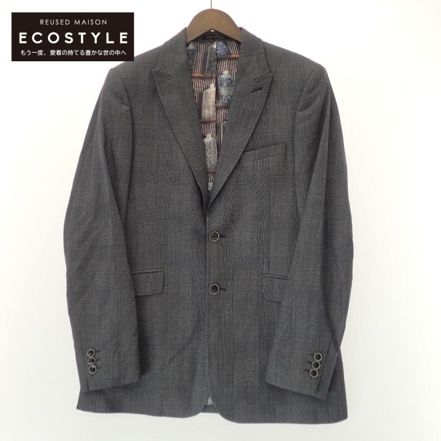 TED BAKER テッドベーカー チェック MODERN FIT ウール 2Bテーラード 