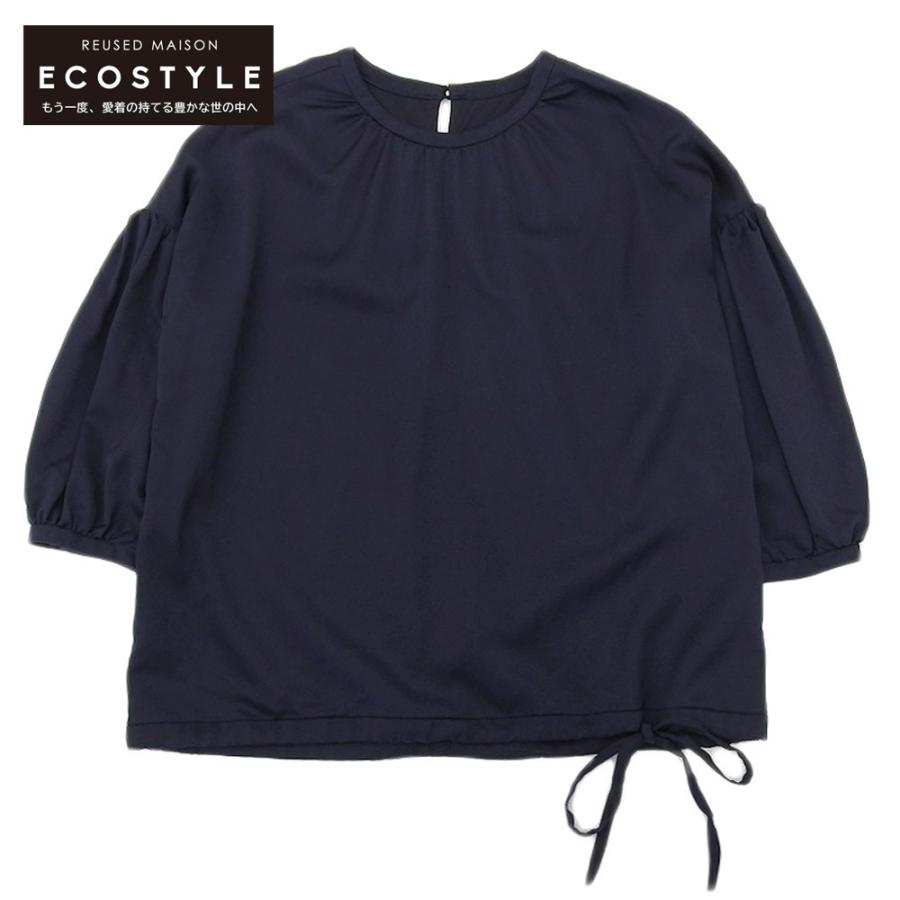美品 FOXEY NEW YORK フォクシーニューヨーク トップス Cupra Satin 