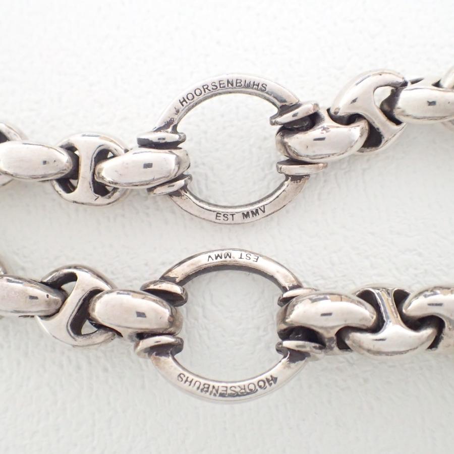 HOORSENBUHS ホーセンブース 925刻印 6Pブラックダイヤモンド 10mm