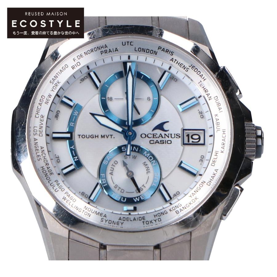 カシオOCW-S2000PW-7AJFオシアナスマンタ チタン白蝶貝ソーラー電波 CASIO（カシオ） OCEANUS Manta オシアナス マンタ OCW-S2000PW-7AJF