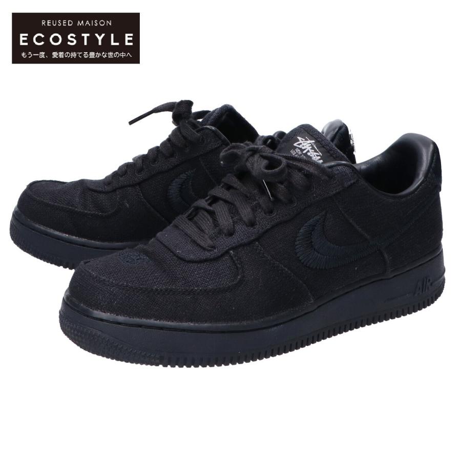 NIKE（ナイキ） 美品 CZ9084-001 AIR FORCE 1 LOW/STUSSY エアフォース