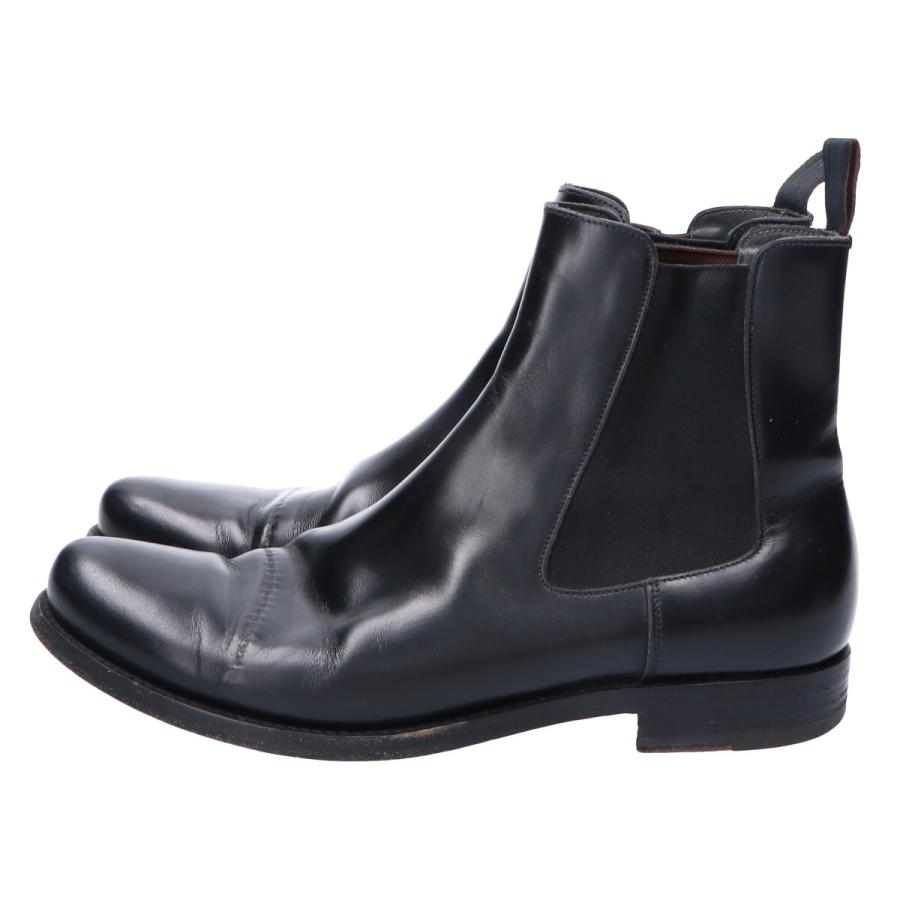 JILSANDER ブラック レザー サイドゴアブーツ JIL SANDER（ジルサンダー） レザーサイドゴアブーツ シューズ 8