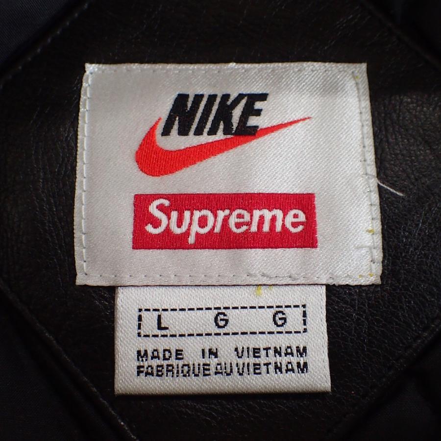 Supreme 美品/19年製 シュプリーム xNIKEナイキ CK6218-010 レザー