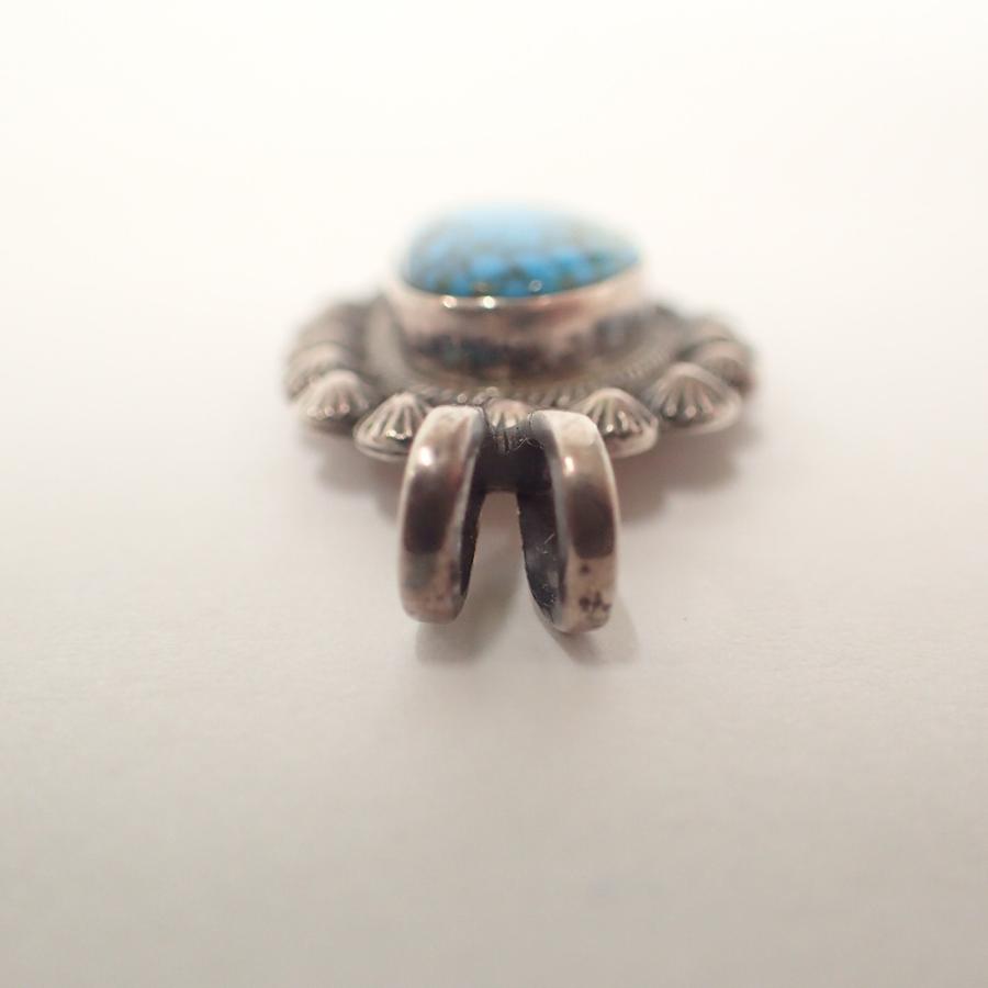 美品 スタンレーパーカー ペンダントトップ モレンシターコイズ ナバホ族 NAVAJO（ナバホ）族 Stanley Parker（スタンレイ．パーカー）作