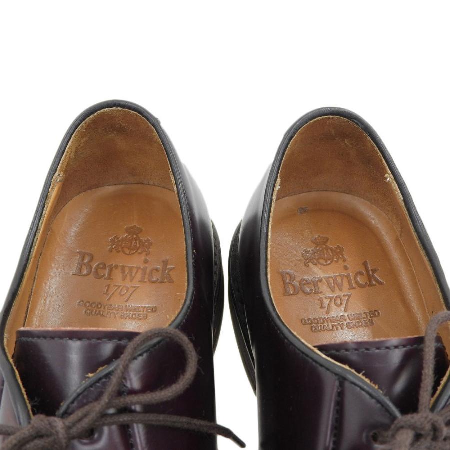 美品 Berwick バーウィック プレーントゥシューズ コーティング 美品 Berwick バーウィック プレーントゥシューズ コーティング