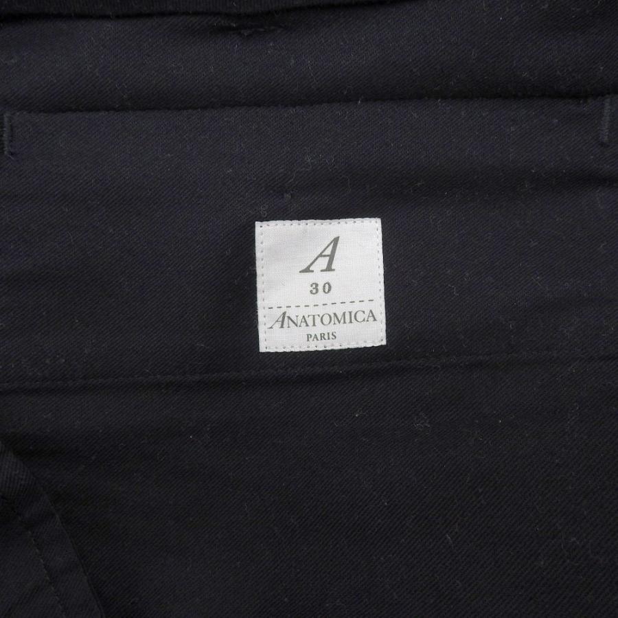 ANATOMICA アナトミカ ウールフランネル トリムフィットパンツ メンズ 