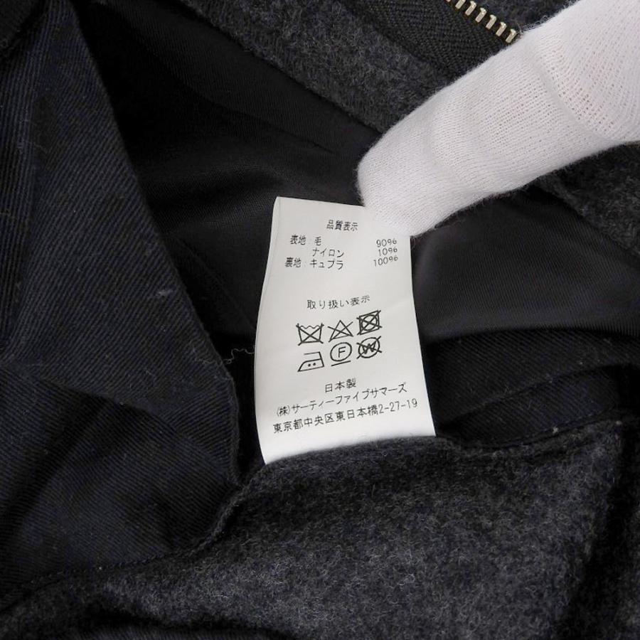 ANATOMICA アナトミカ ウールフランネル トリムフィットパンツ メンズ 