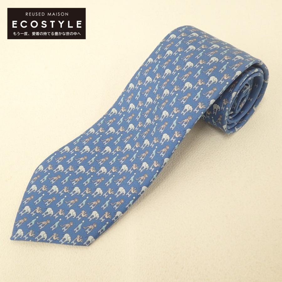 新品未使用 HERMES エルメス 626169T 10 Circ'H Twillbi tie 総 新品未使用 HERMES エルメス 626169T 10 Circ'H Twillbi tie 総