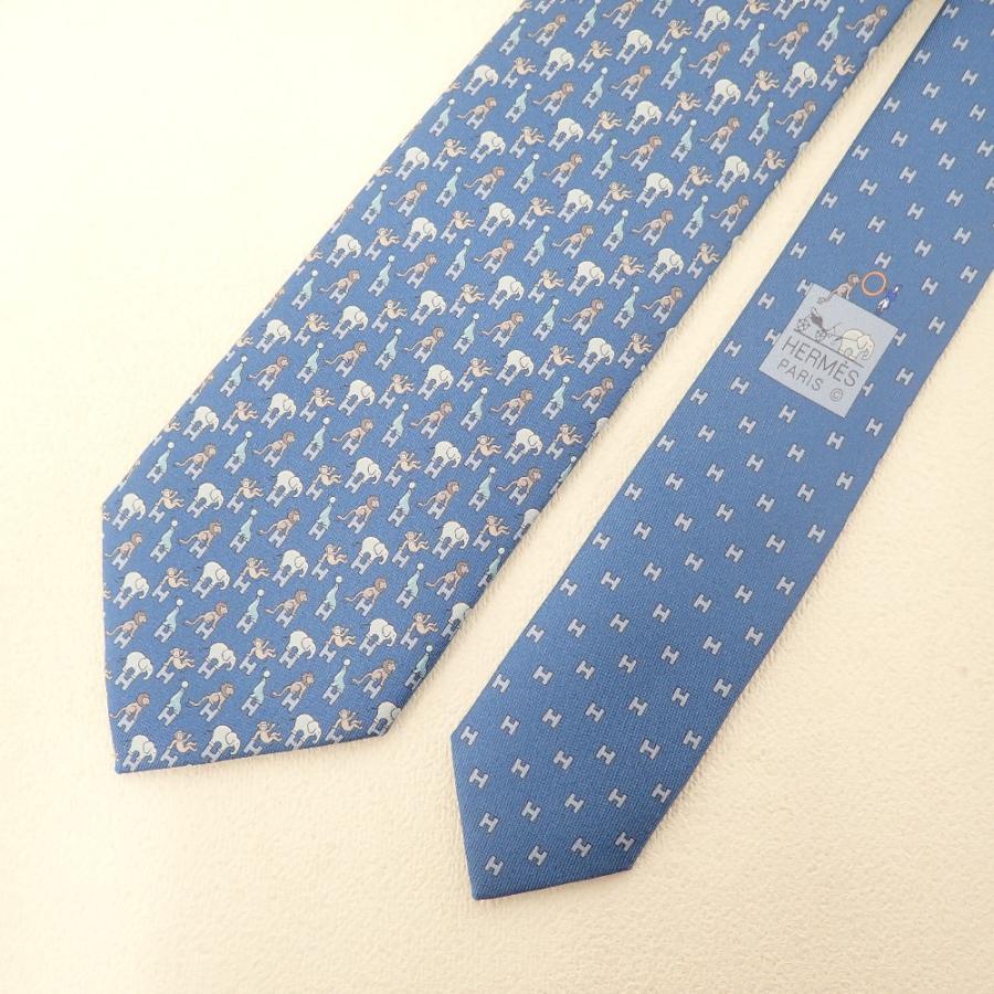 新品未使用 HERMES エルメス 626169T 10 Circ'H Twillbi tie 総 新品未使用 HERMES エルメス 626169T 10 Circ'H Twillbi tie 総