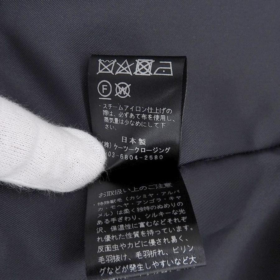 美品 yori ヨリ Shirocon シャギーケープコート レディース ネイビー F