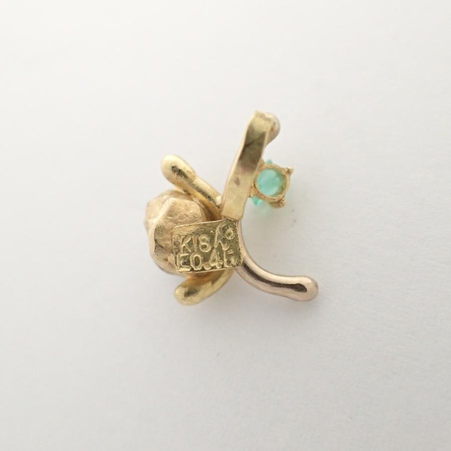 美品 Honoka's Emeralds 川添微 コロンビアエメラルド原石 K18 14NT19E