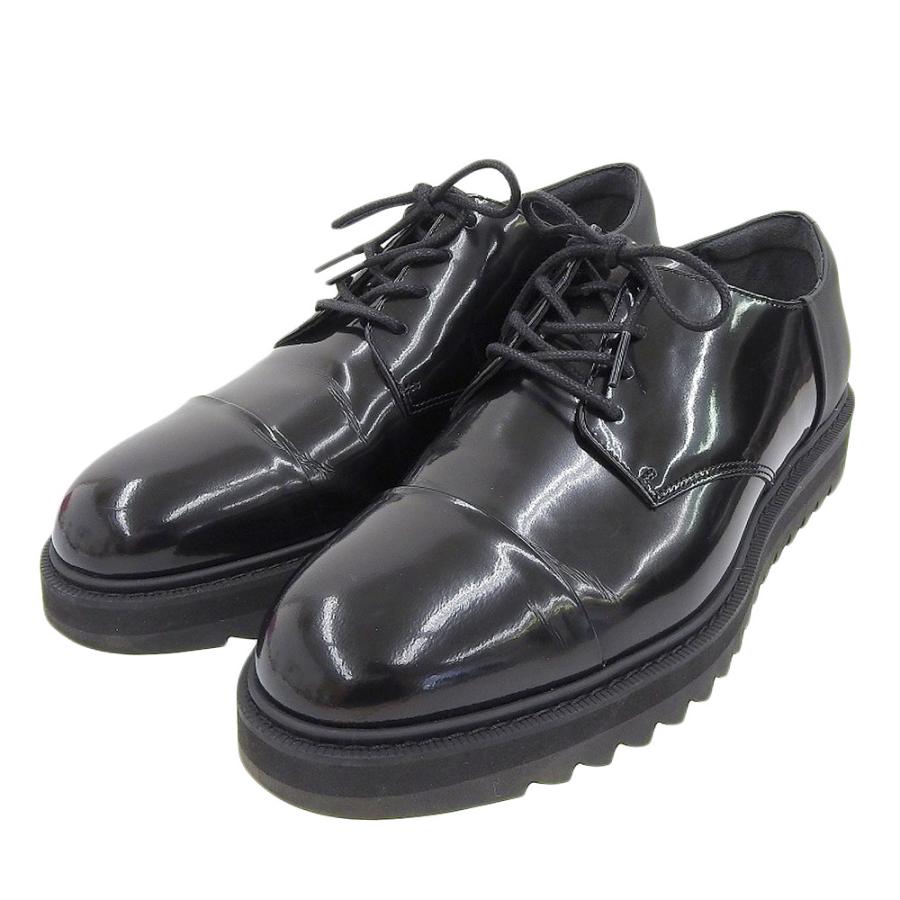 【THE ONITSUKA】ダービーシューズ 25.5 エナメル 厚底 日本製 THE ONITSUKA】ダービーシューズ 25.5 エナメル 厚底 日本製 靴