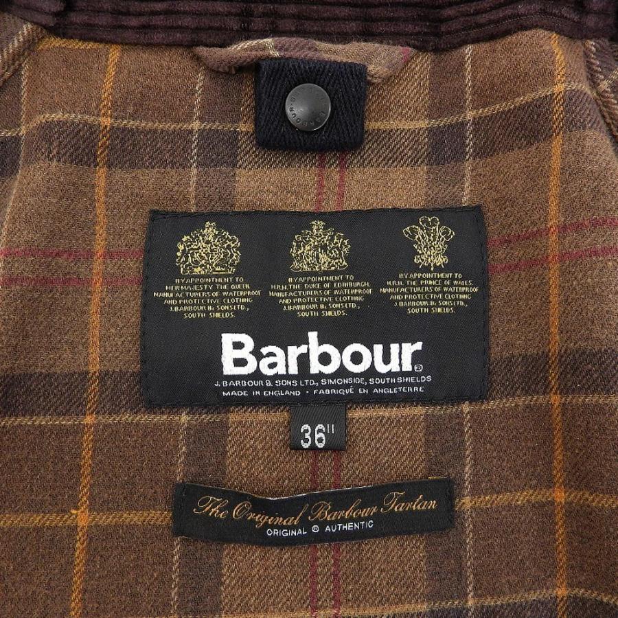 Barbour BEDALE チェック柄ジャケット ブラウン系