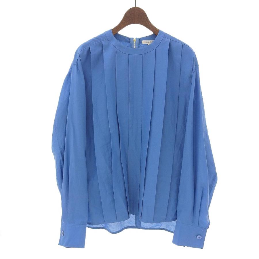 美品 BLAMINK ブラミンク コットン シルク バックジップ 美品 BLAMINK ブラミンク コットン シルク バックジップ