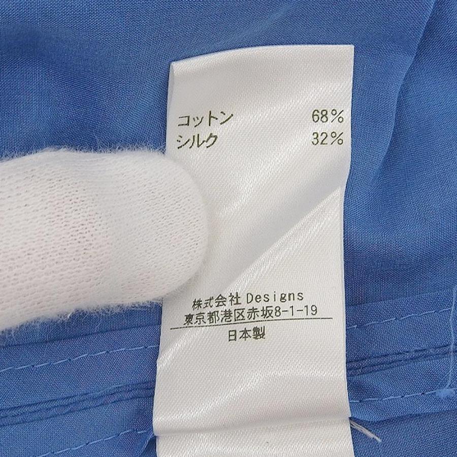 美品 BLAMINK ブラミンク コットン シルク バックジップ 美品 BLAMINK ブラミンク コットン シルク バックジップ