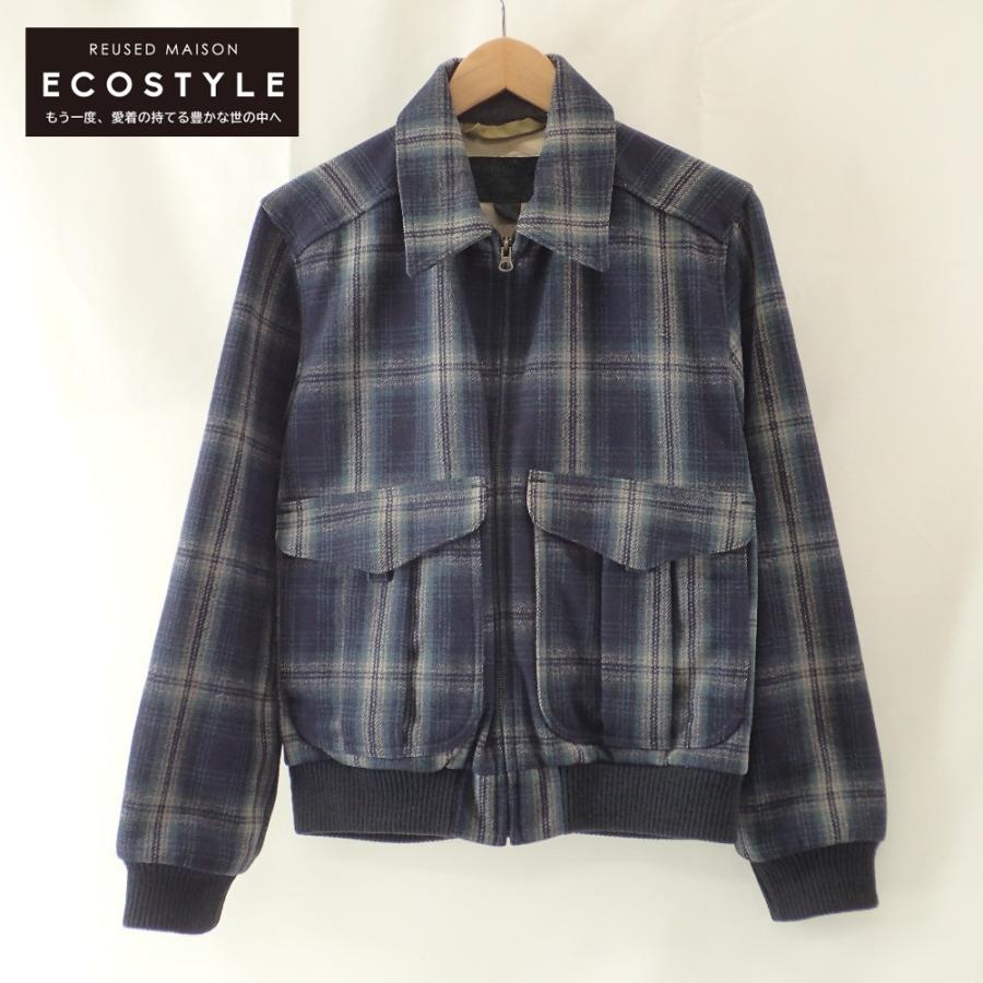 FILSON（フィルソン） 10203 チェック ウール ジップアップ ブルゾン