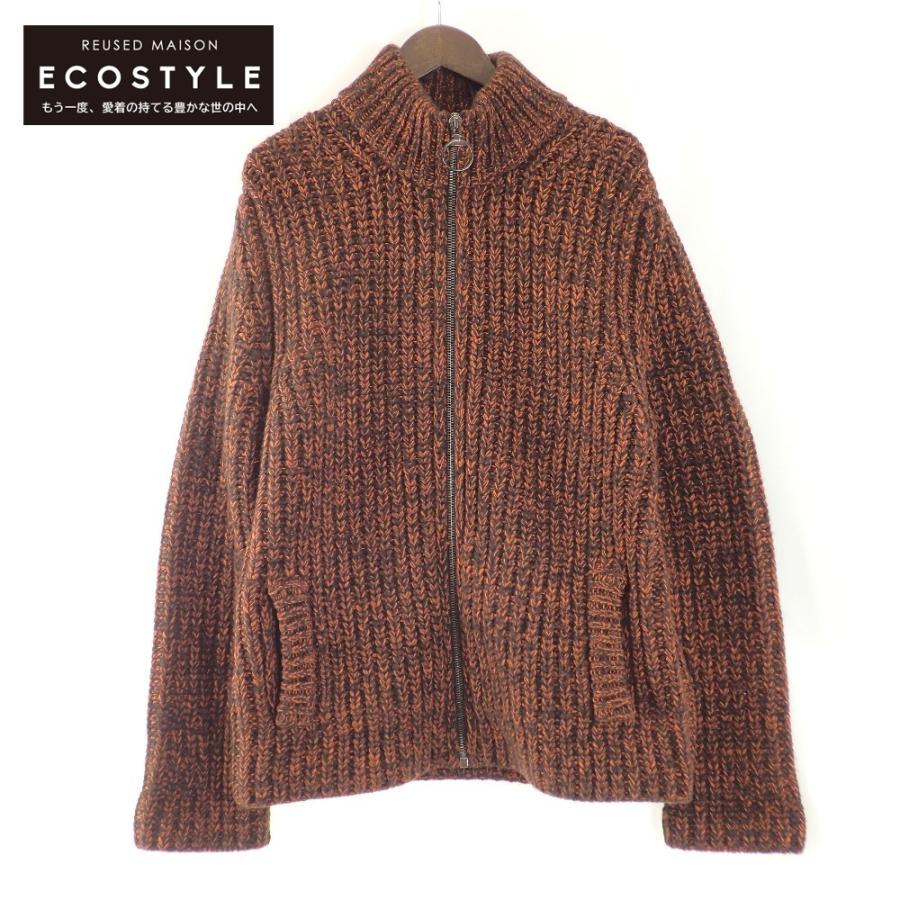 美品/国内正規 LOUIS VUITTON ルイ・ヴィトン カシミヤ100％ ジップ 