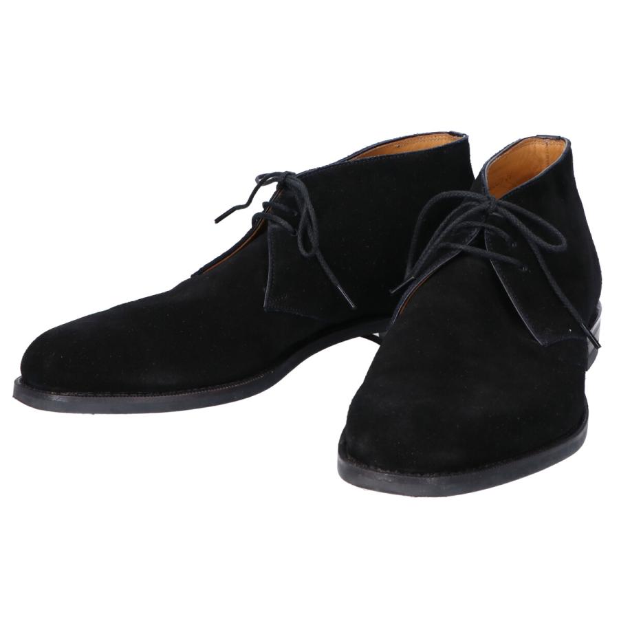 【美品】OTSUKAチャッカブーツダイナイトソールブラック 24.5 美品 Otsuka 大塚製靴 HS2418 スエード チャッカブーツ シューズ 25