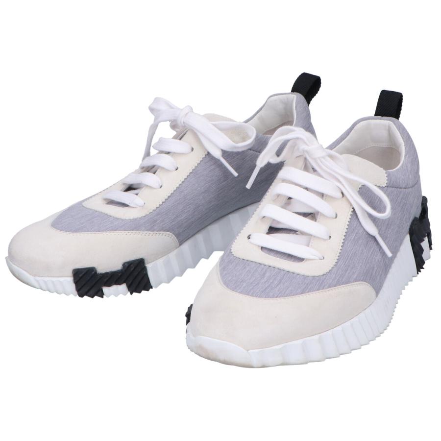 HERMES エルメス バウンシング ファブリック/スエード スニーカー