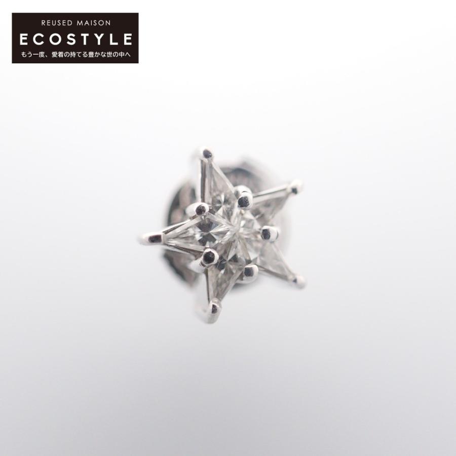 最安 美品/ EYEFUNNY アイファニー 片耳用 ダイヤモンドスターS 750WG アクセサリー