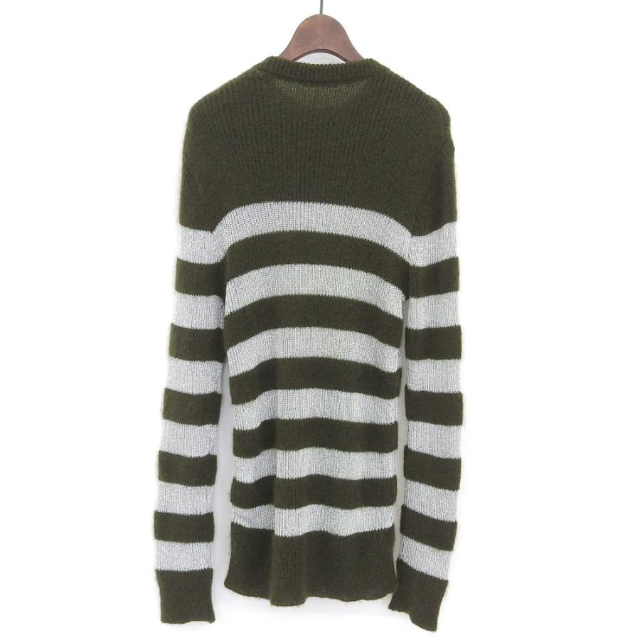 BALMAIN（バルマン） ショルダーボタン ボーダー柄 ニット セーター 