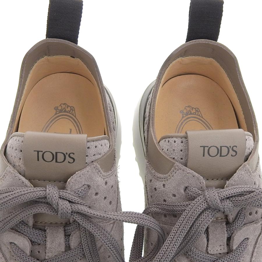 美品 TOD'S トッズ パーフォレーション スエード スニーカー シューズ