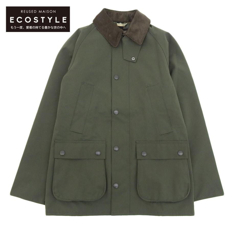 美品 Barbour バブアー BEDALE SL 2LAYER ジャケット メンズ カーキ 36 
