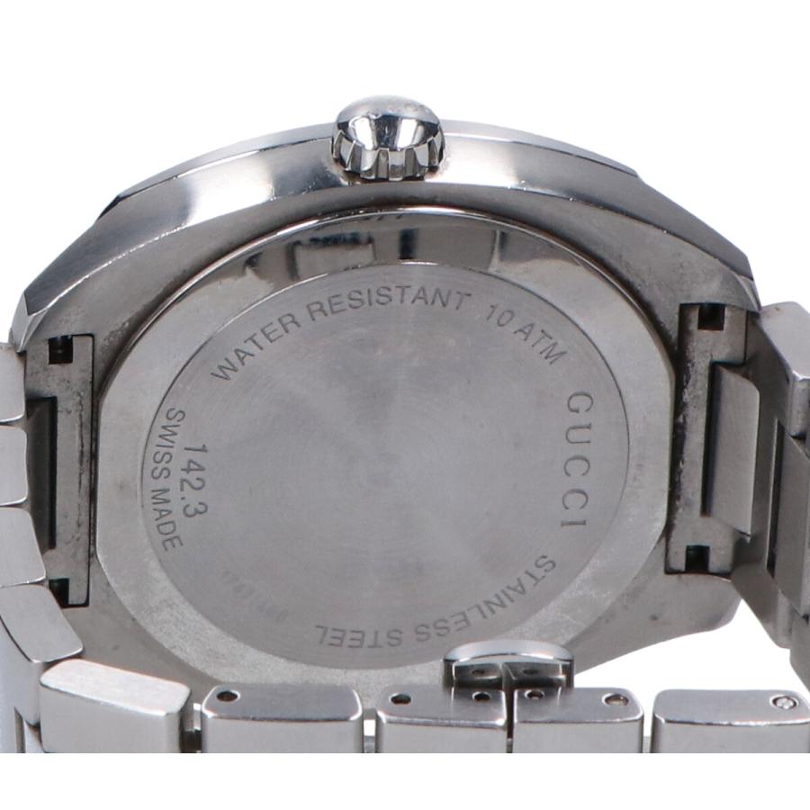 GUCCI グッチ 142.3 メンズ クォーツ 腕時計 ステンレス　ブラウン IMG_0837_0pG74SE.jpg