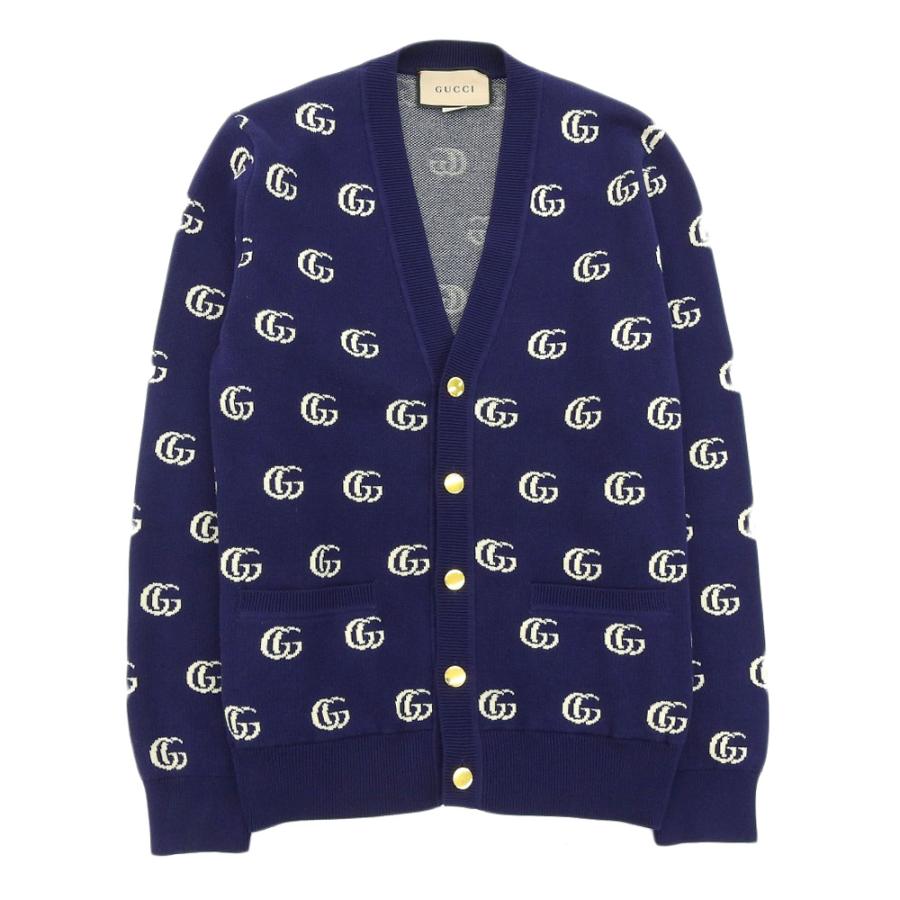 GUCCI 新品同様 グッチ GG ニット ジャカード カーディガン GUCCI 新品同様 グッチ GG ニット ジャカード カーディガン